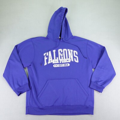 Air Force Falcons Hoodie Mens XL Blue Under Armour Pullover Sweater  Sweatshirt
