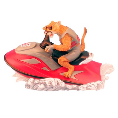 WASHINGTON STATE COUGARS  MASCOT JET SKI MASCOT FIGURINE FIGURE RIDGEWOOD NEW
