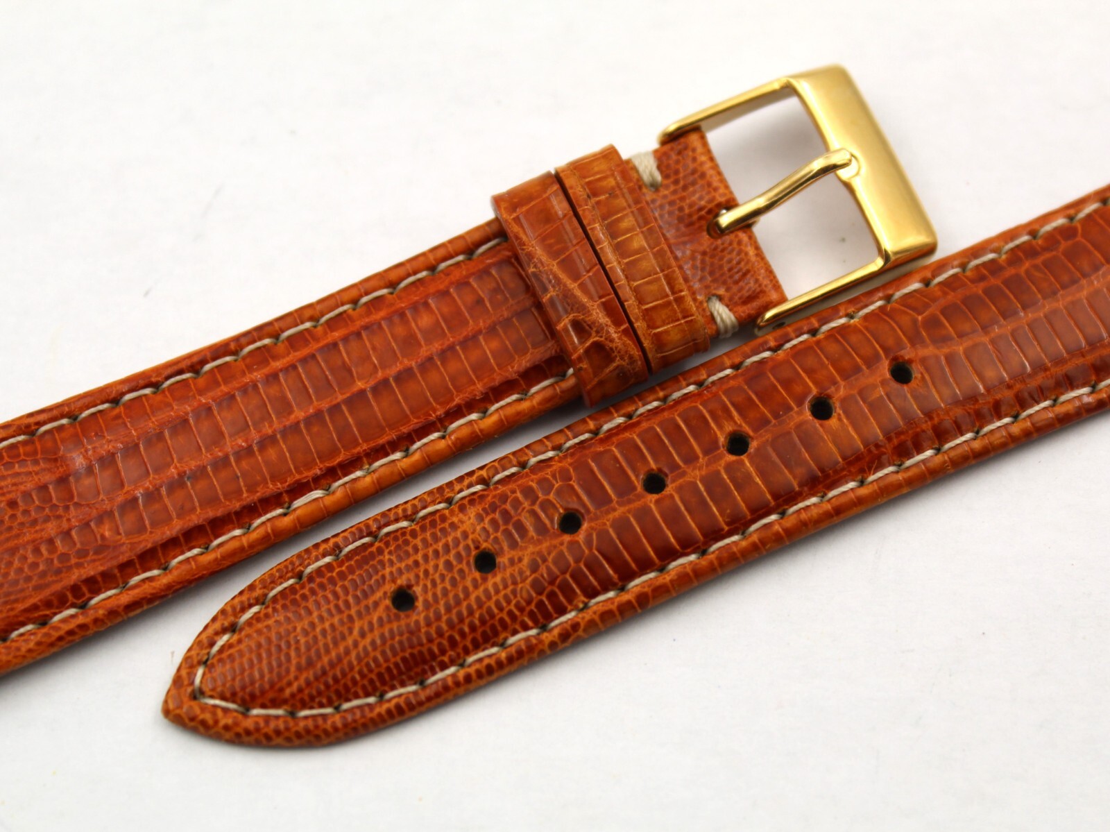 Strap Band Leather Brown Tejus 20/16mm Hand Made Watch Replacement Unisex Italy