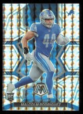 2022 Panini Mosaic Malcolm Rodriguez Silver Mosaic Prizm Rookie RC #400