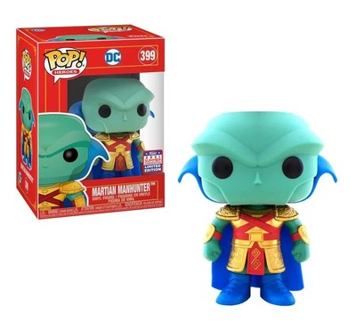 Funko POP! #399 Heroes DC Comics Martian Manhunter 2021 Summer Convention