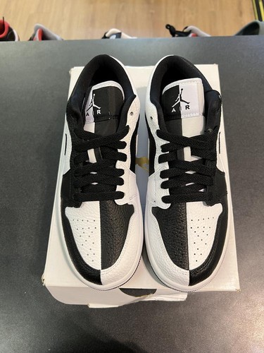 Size 5M/6.5W - Jordan 1 Low SE Homage Split White Black (Women's) Sz 6.5W DR0502 - Picture 2 of 7