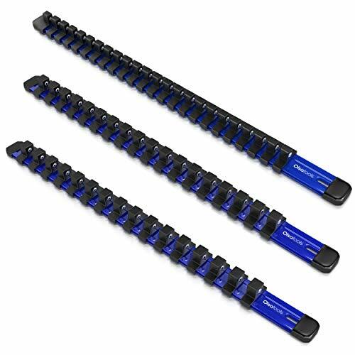 Tool Trays OLSA Tools 3 Pcs Kit Aluminum Sockets Organizer 1/4-inch Drive X 20