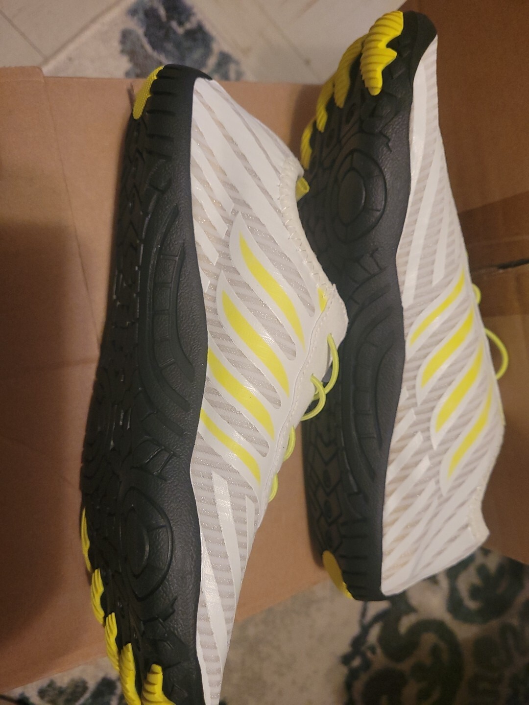 Lotto 2 Scarpe Barestep Nuove Donna Uomo Bianco e Giallo Bianco e Nero