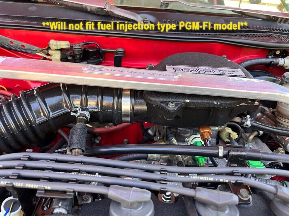 MEGAN Race Front Strut Tower Bar Brace for Civic CRX Del Sol 88-00 Integra 90-01 - Image 2 of 2