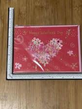 Papyrus Greeting Card Valentine Valentine's Day Floral Raised Printed Envelope