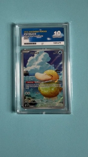 Pokemon TCG Psyduck Ascended Heroes 226/217 Ace 10 Gem Mint 💎