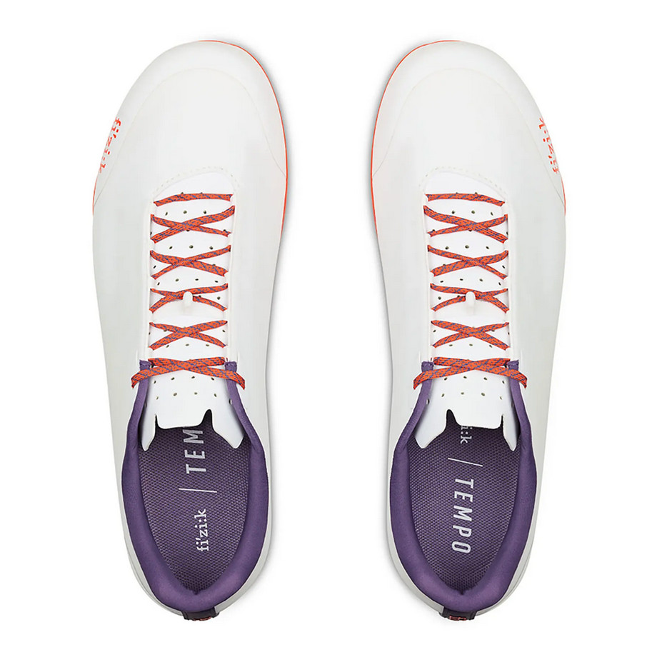 Scarpe per bici da corsa FIZIK TEMPOA BEAT white orange foto 4