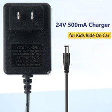 24V Battery Charger for Kids Ride On Cars, 24 Volt Kidzone Bumper Car Adapter