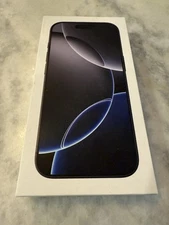 iPhone 16 Pro Black BOX ONLY Empty