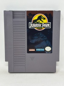 NES Nintendo - Jurassic Park - CIB Complete in Box w/ Manual & Poster - Tested