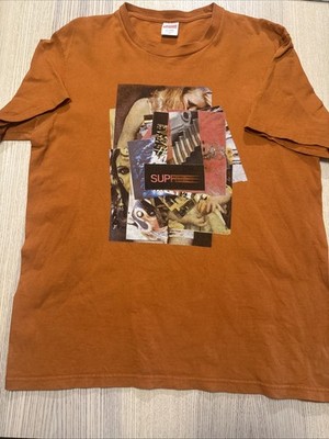 Supreme Stack Tee Rust Size M Medium FW21 Orange Weirdo Dave Graphic T-Shirt