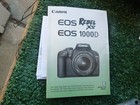 Canon EOS Rebel XS 1000D Digital SLR Camera 2 AF Lenses, 2 Batteries, Charger ++ — photo 2