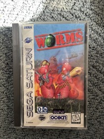 Worms Sega Saturn CIB Complete Manual Case Authentic Disc Tested