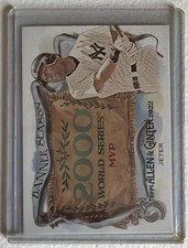 2022 Topps Allen & Ginter Banner Seasons #BS37 Derek Jeter