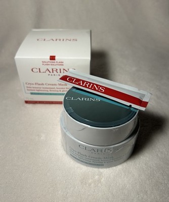 CLARINS Cryo-Flash Cream-Mask Instant Tightening Forming Glow Booster 2.5 oz NIB