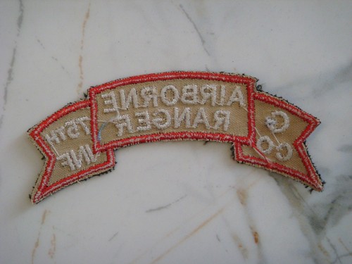 US C Co. AIRBORNE RANGER 75th INFANTRY RGT, VIETNAM WAR PATCH - Picture 2 of 2