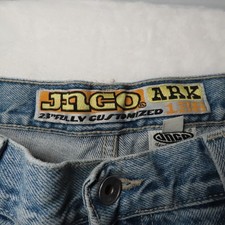 Vintage 90s JNCO Ark 138 Made In USA Wide Leg Baggy Skater Grunge Jeans 32x30