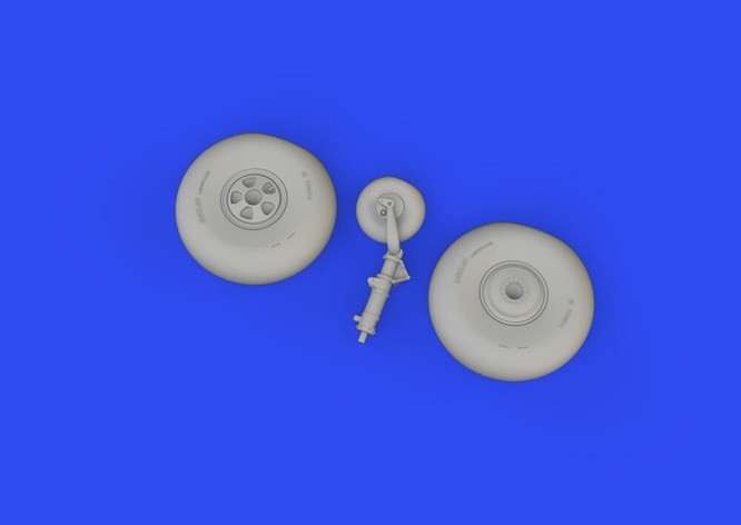 Eduard Accessories 648830 - 1:48 Beaufort Mk.I Wheels 1/48 For ICM - New