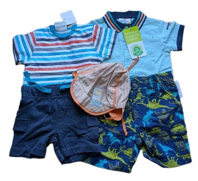Baby /Kleinkind Paket Set Jungen Kleidung Sommer Gr. 56, 62, 74 Neu
