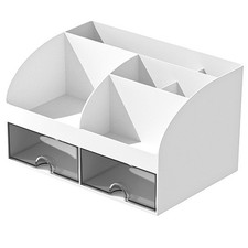 Stationery Storage Case Office Box Stationary Organizer for Desk Tabletop