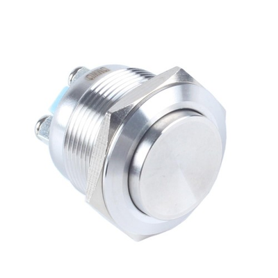 #ad #ad High Round Head Momentary Metal Push Button Switch 22mm 1NO Waterproof $17.39