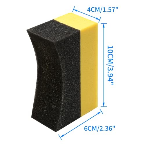 Stück Reifenapplikator Verband Glanzschwamm, Reifenverband Applikator Pads, 6 - Bild 10 von 11