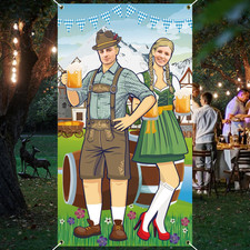 Oktoberfest Foto Requisit Banner, Oktoberfest Deko Wimpel Girlande, Bayerisches 