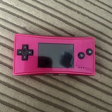 Nintendo Game Boy Micro Pink Handheld Console Tested Working