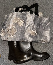 Simms Camo GORE-TEX Chest Waders Bootfoot Rubber Sole Large 11 boot