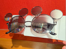 Disney Parks Mickey Mouse Icon Gray Sunglasses NEW