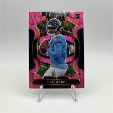 Panini 2025 Select Concourse Cam Ward Titans Pink Shock Prizm Rookie #26