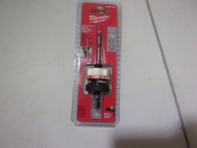 NEW MILWAUKEE 3/8'' SHANK TWIST RELEASE HOLESAW ARBOR  # 49567210 ..