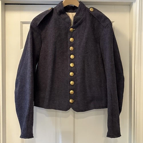 Reproduction Civil War Confederate Ben Tart Richmond Depot Jacket Size 42
