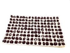 Factory Pack Vintage Swarovski Crystal Siam 7mm Flat Bicone 5307 Beads; 144pcs