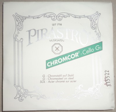 PIRASTRO CHROMCOR CELLO G3 BODEN Chromstahl auf Stahl