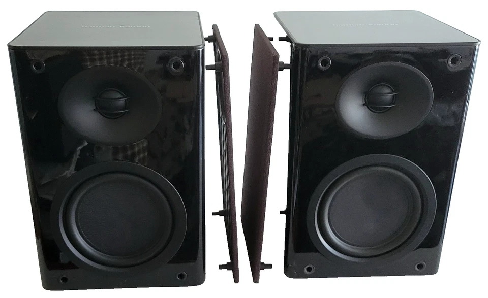 HARMAN KARDON MAS SPEAKERS - 80W - 8Ω - ENCEINTES 2 VOIES - BASS REFLEX - TBE ++ - Photo 4/4