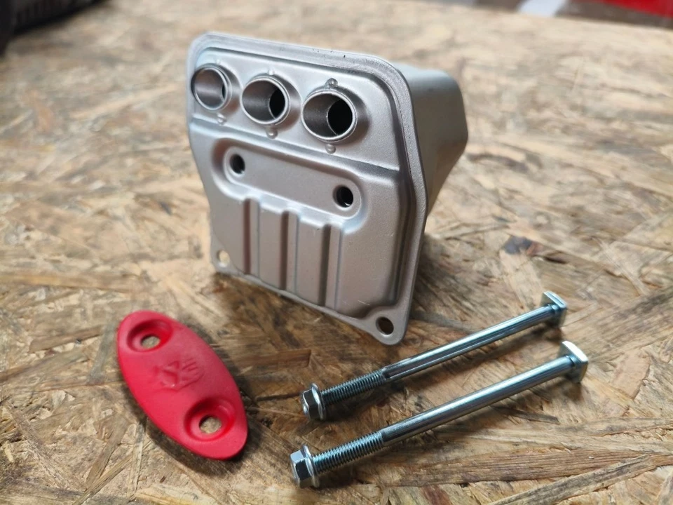 POWERSAWPARTS +0,3PS Schalldämpfer Auspuff Fuxtec FX-KSP250 KSP 256, Hyundai CS5620G CS4618G