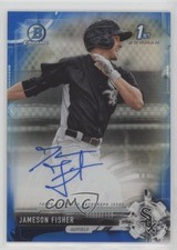 2017 Bowman Chrome Prospect Blue Refractor /150 Jameson Fisher #CPA-JF Auto 0jd0