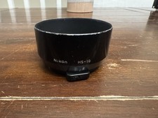 Vintage Nikon HS-10 Snap-On Metal Lens Hood for 85mm f/2 NIKKOR Lenses