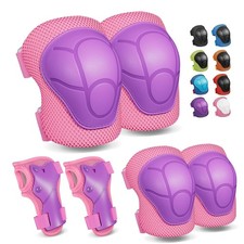 Kids Protective Gear Set, Knee Pads for Kids 3-10Years Toddler Knee and Elbow...