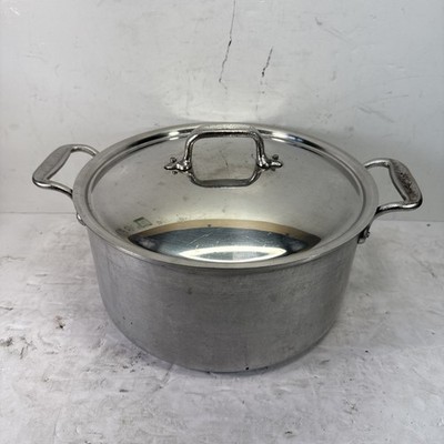 All-Clad Master Chef 508 8QT Stainless Steel Stockpot + Lid & Basket Insert