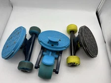 Morf Board Morfboard Skateboard Brake Wheels Truck Lot Yellow And Blue Lot Of 3