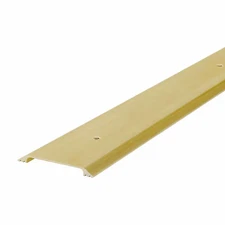 2-1/2 In. X 1/4 In. X 36 In. Gold Aluminum Flat Profile Threshold for Interior D