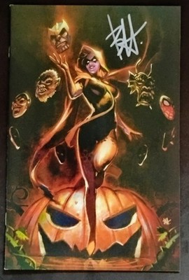 Hallow's Eve: The Big Night #1 (2023) Signed Ben Harvey 1:50 Virgin Variant NM