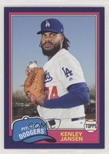 2018 Topps Archives 1981 Design Purple 165/175 Kenley Jansen #214 0a6