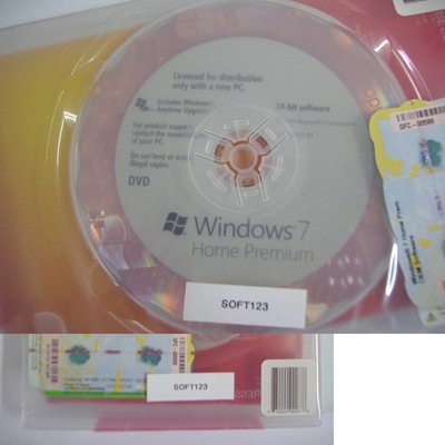 Microsoft Windows 7 Home Premium 64 Bit x64 Full English Version