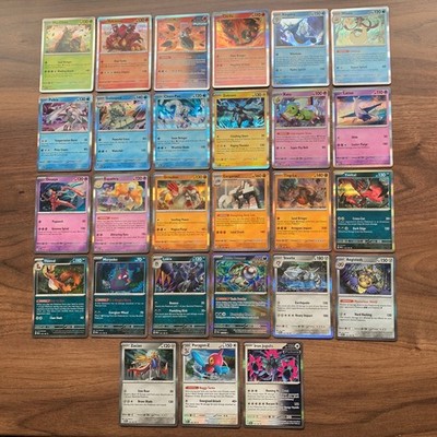 Paradox Rift - Pokemon - komplettes Holo Set - alle 27 - FULL SET seltene Karten