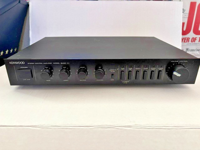 Vintage Kenwood Basic C1 Stero Control Preamplifier