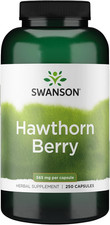 Swanson Hawthorn Berry - Antioxidant, Circulation Support 250 Capsules, 565 mg